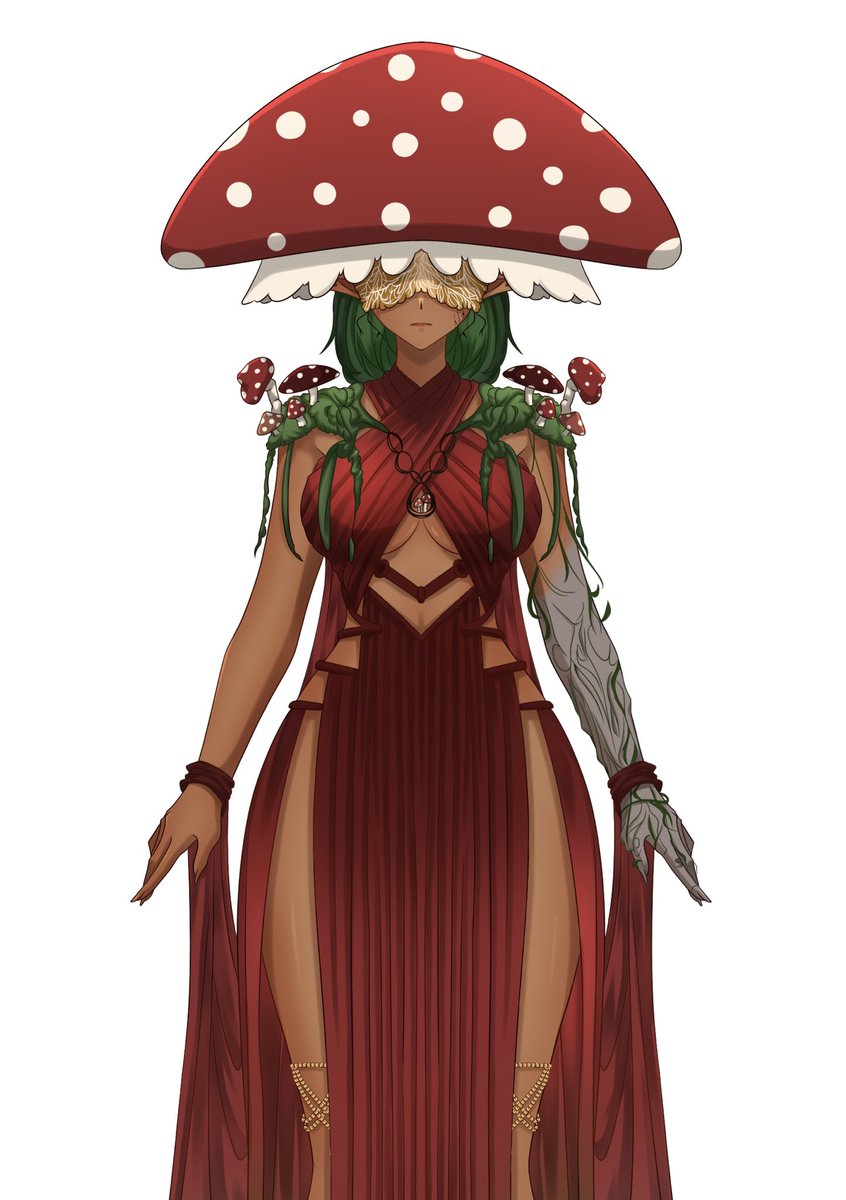 Grove Keeper Mae has been so quiet lately. She’s been hiding ever since she woke up.. venturing beyond the runic barriers at night to fight the Blight more and more. 

But the few times I have seen her? I could’ve sworn one of her arms looked different..

🎨: <a href="/akenoarata/">Akeno Arata || VGen Artist /⁠ᐠ⁠｡⁠ꞈ⁠｡⁠ᐟ⁠\</a>