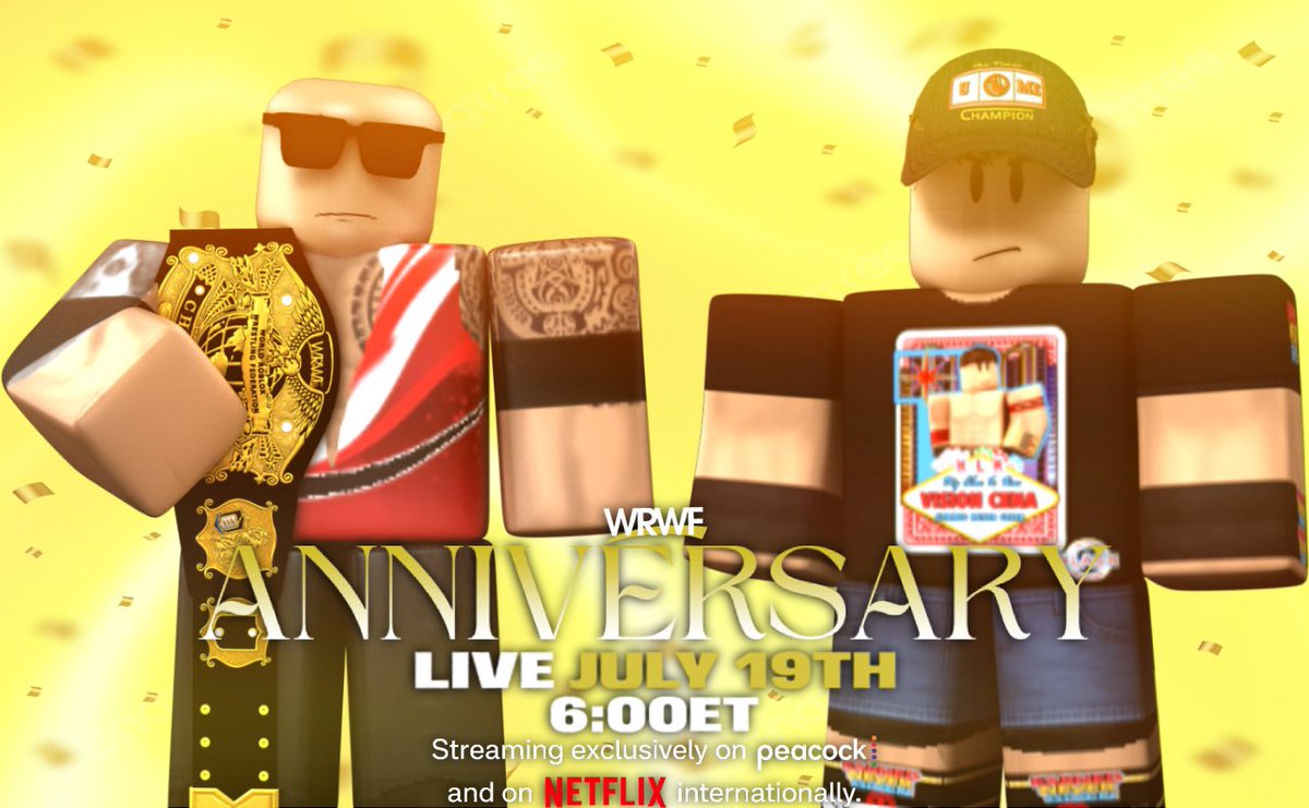 LIVE July 19th at #Anniversary: <a href="/willsobased/">will power</a> vs. <a href="/VishTrey14/">Vision Cena</a> for the World Championship!

After months on top, The Wock faces a challenge from someone he once called family. Can #VisionCena become a 20-time Ro-Wrestling World Champion?

📅 July 19, 2025  
🕕 6:00 PM ET