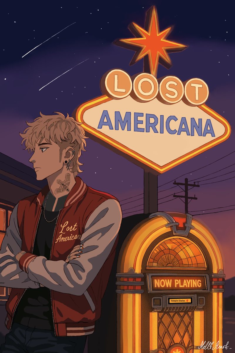 MelliHeart_'s tweet image. ✨ the album &quot;Lost Americana&quot; by mgk drops 8-8-2025!✨