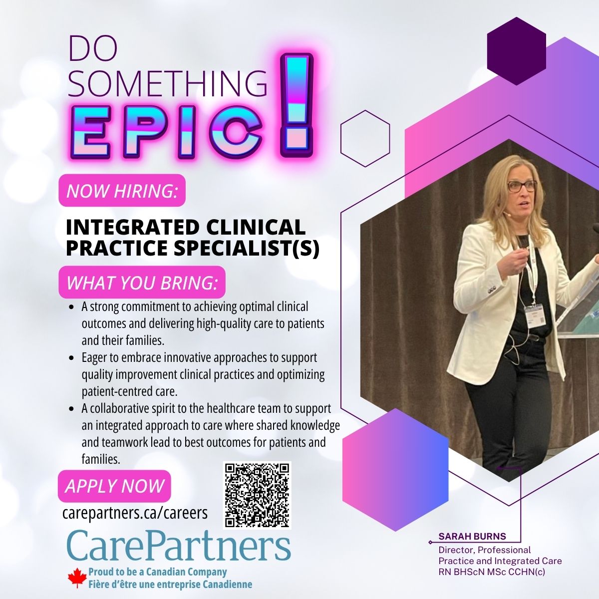 CarePartnersCA's tweet image. We are seeking a highly skilled, dedicated, and self-motivated individual to support the delivery of high-quality, evidence-based care. Apply today!
loom.ly/PMf8G0E
#NowHiring #IntegratedClinicalSpecialist #Ontario