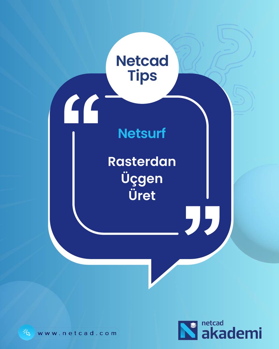 NetcadKampus's tweet image. Netsurf ile DEM Verilerinden Tek İşlemle Yükseklik Modeli Üretebileceğinizi Biliyor muydunuz?

🔗 netcad.com/tr/urunler/net…

#Netcad #TurkiyeninCBSAkademisi #Netsurf