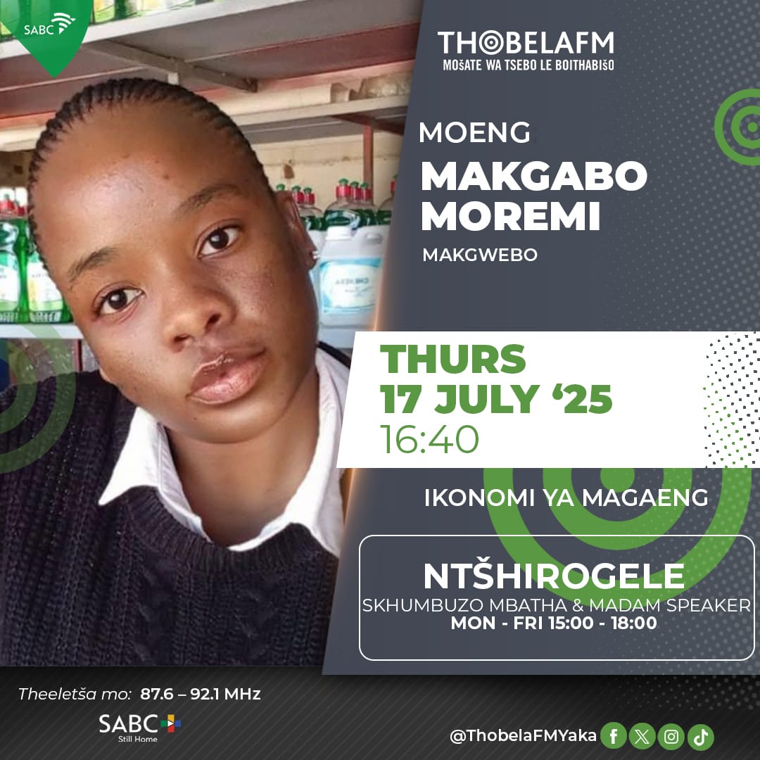 unwomenSA's tweet photo. How do women entrepreneurs overcome barriers and build thriving businesses?

South Africa’s Makgabo Moremi, one of our #EntreprenHER participants, joins @ThobelaFMYaka today at 16:40 to tell us more.

🎧 Catch the conversation👇🏽: https://t.co/hBQQaZNUMc https://t.co/PPikB2ce4Z