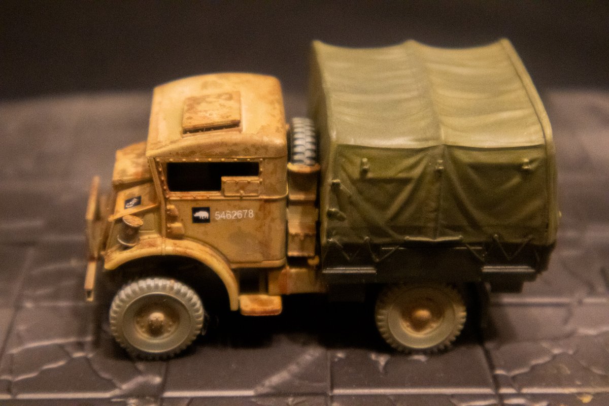 CyanMolds's tweet image. ルビコンモデル British 15cwf CMP Truck「恐怖の報酬」風完成！