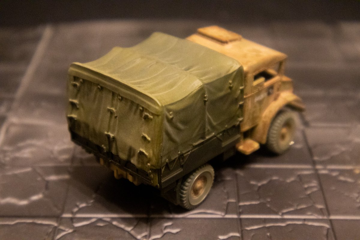 CyanMolds's tweet image. ルビコンモデル British 15cwf CMP Truck「恐怖の報酬」風完成！