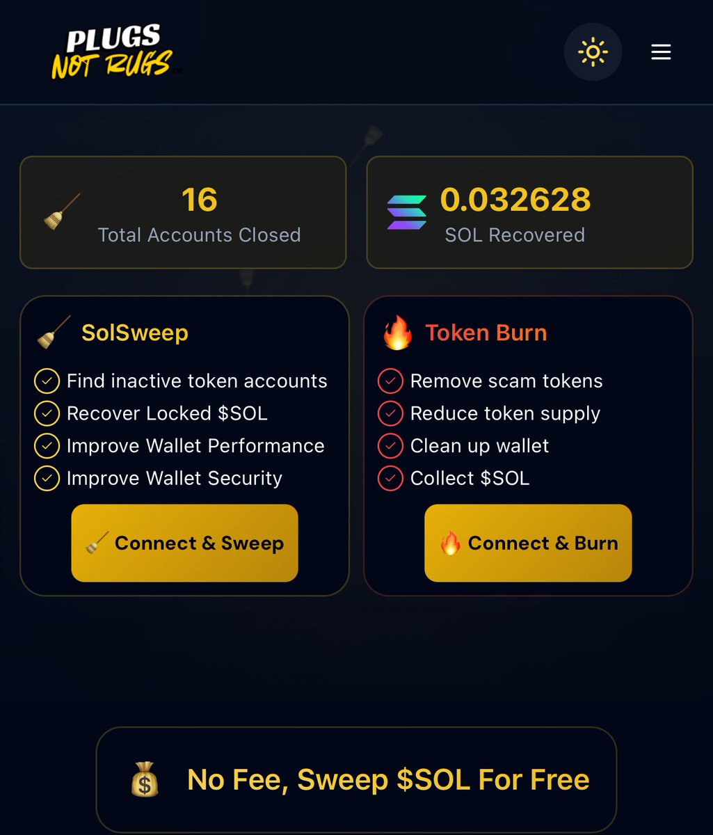 Plugs Not Rugs tweet media