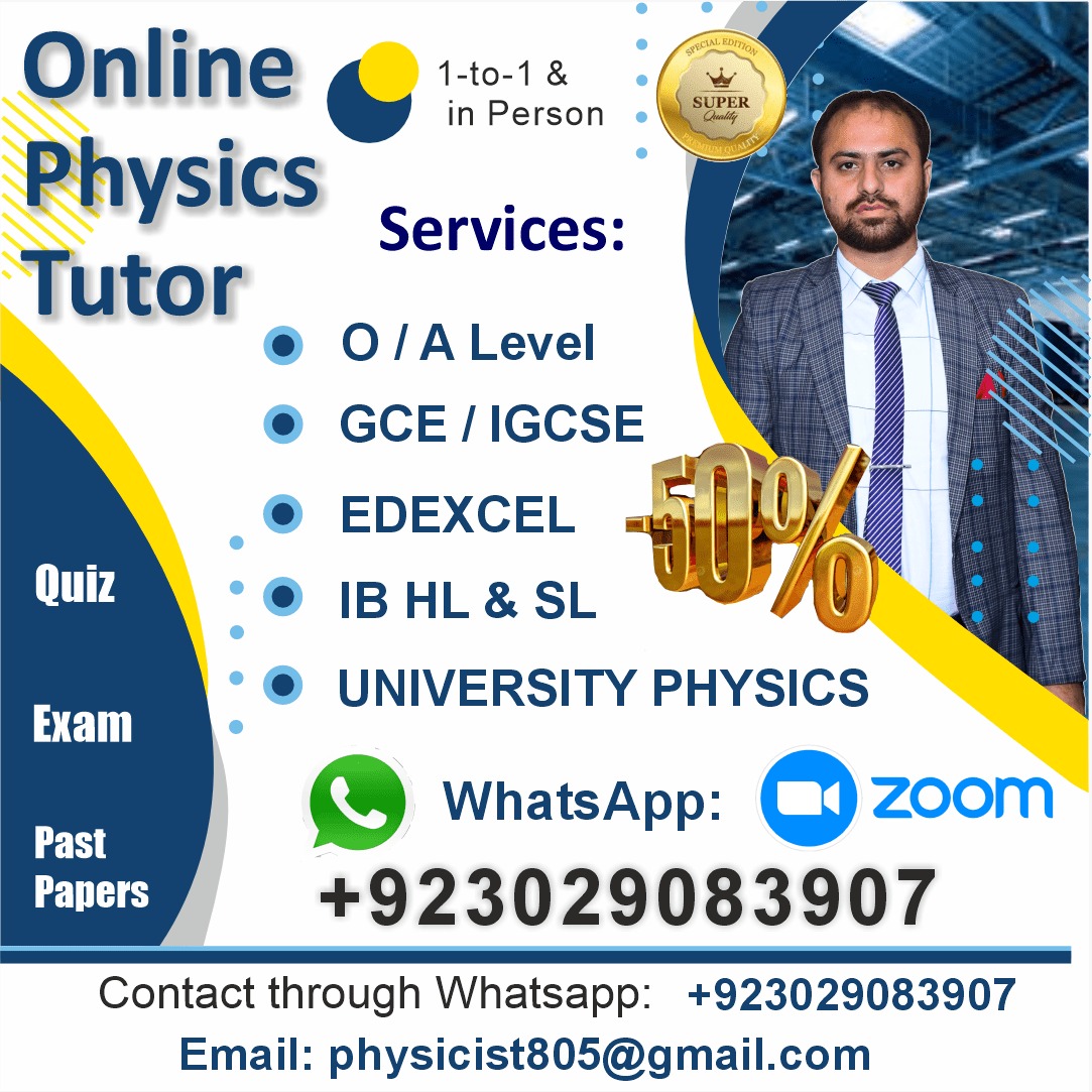 tutor_quiz's tweet image. 1-to-1 & in person.
Online physics tutor.
Quality Education is Your Right...
Fix your slots... We welcome you for session ahead...
@grok am physics tutor how do I increase my reach towards physics students?was.me/+923029083907
#physics #class #online
#slots #education