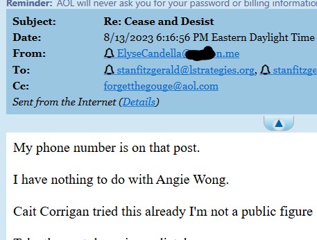 VFAFVP's tweet image. This is not any type of accusation or wrongdoing by Elyse Candella and Eileen Conz they are documented proven historic facts.
In the last 24 hours both have viewed Stan Fitzgerald's social media post defending Devonta Sullivan from the bulk email sent about Sullivans character…