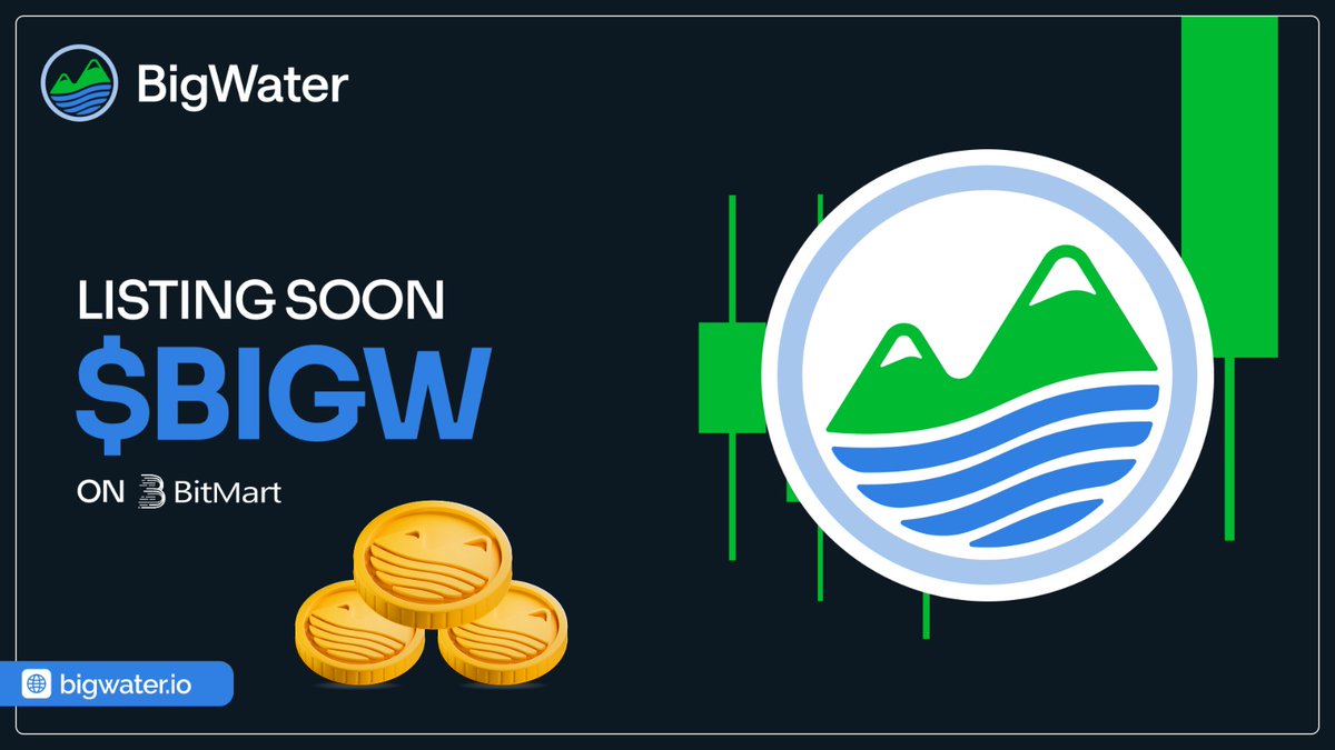 BigWProtocol's tweet image. 📢 It's not just a listing.

 It’s a shift in the way we value action.

 $BIGW rewards what matters:
 ✅ Trees planted
 ✅ Air cleaned
 ✅ Water delivered

 Aug 1. @BitMartExchange .

 Impact is now on-chain.