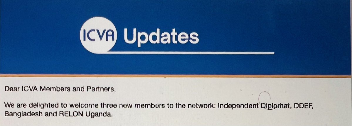 relonuganda's tweet image. Exciting News!🌟
Dear RELON members and friends of #NGOs, we're proud to share that our membership with @ICVAnetwork is officially approved as of July 9, 2025!
A big step forward in championing #RefugeeMeaningfulParticipation and the inclusion of refugee voices! #TogetherWeRise