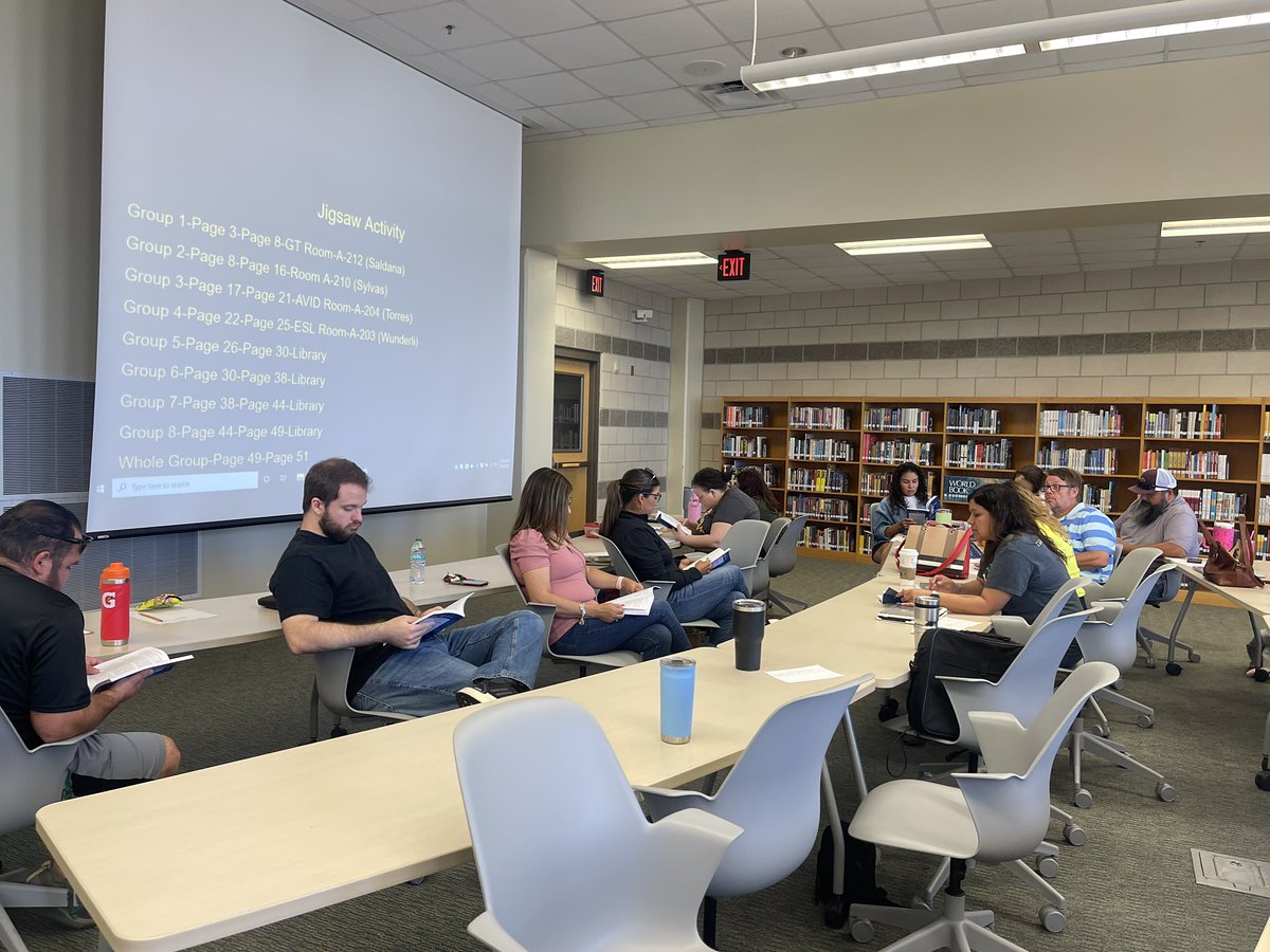 NISDBrennan's tweet image. Our Brennan teachers were actively engaged and authentically collaborating during our retreat as we kicked off our campus book study of The Fundamental Five Revisited!   Recalibrate, recommit, and lead with purpose!! BFND 🖤💛🩷