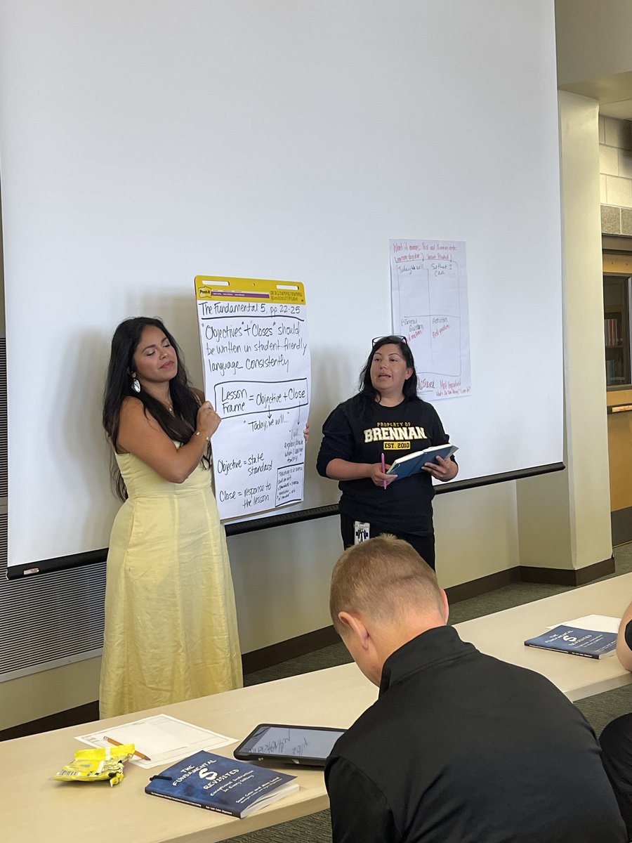 NISDBrennan's tweet image. Our Brennan teachers were actively engaged and authentically collaborating during our retreat as we kicked off our campus book study of The Fundamental Five Revisited!   Recalibrate, recommit, and lead with purpose!! BFND 🖤💛🩷