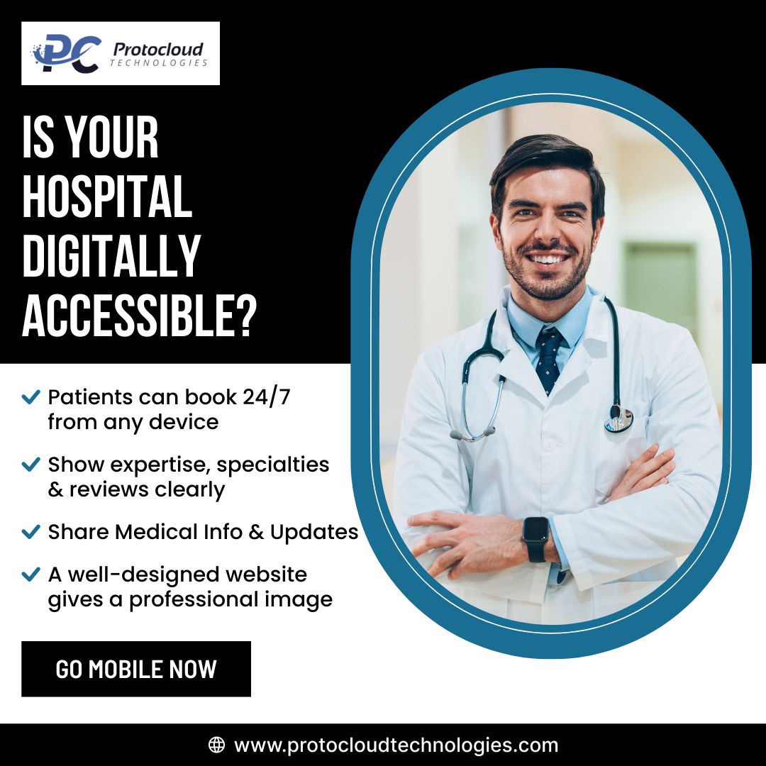 Take Your Hospital Online!

-A smart hospital website improves trust, patient experience, and bookings!

DM us or click the link in bio to get started!

#HospitalWebsite #DigitalHealthcare #MedicalMarketing #HealthTech #HealthcareWebsite #PatientExperience #HealthcareMarketing