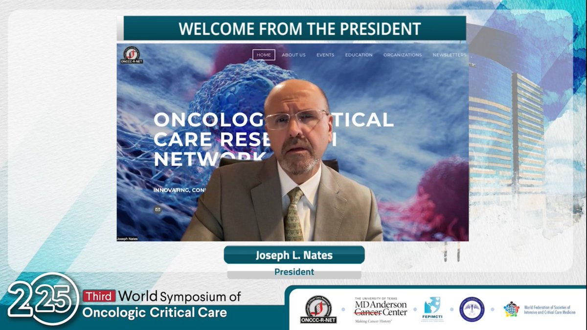 We have begun! Join us for the Third World Symposium of Oncologic Critical Care!
wsoccvirtual.com