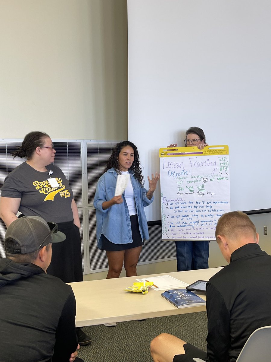 NISDBrennan's tweet image. Our Brennan teachers were actively engaged and authentically collaborating during our retreat as we kicked off our campus book study of The Fundamental Five Revisited!   Recalibrate, recommit, and lead with purpose!! BFND 🖤💛🩷