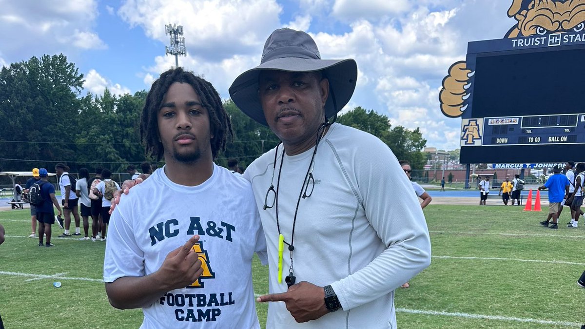 Six Star Football | PLUS+ (@sixstarfootball) on Twitter photo NC A&T PROSPECT CAMP COVERAGE | A look at some of the top Offensive talents that shined
🔥A look at top talents that turned heads at NC A&T
📖Scouting Reports + Standouts
STORY: ▶️sixstarfootball.com/article/nc-at-…
<a href="/WilliamJBeck08/">william beck</a> <a href="/jaden_br0wn27/">Jaden Brown</a> <a href="/DewayneBrownson/">Dewayne Brownson</a> <a href="/TJBryant744/">Terrence Bryant</a> <a href="/Nevoo00/">Neven Douglas</a> NC A&T PROSPECT CAMP COVERAGE | A look at some of the top Offensive talents that shined
🔥A look at top talents that turned heads at NC A&T
📖Scouting Reports + Standouts
STORY: ▶️sixstarfootball.com/article/nc-at-…
<a href="/WilliamJBeck08/">william beck</a> <a href="/jaden_br0wn27/">Jaden Brown</a> <a href="/DewayneBrownson/">Dewayne Brownson</a> <a href="/TJBryant744/">Terrence Bryant</a> <a href="/Nevoo00/">Neven Douglas</a>