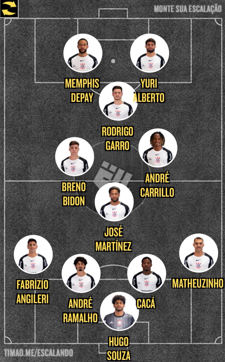 Para mim, essa deveria ser a escalação do Corinthians para o Majestoso!
Mudariam algo?