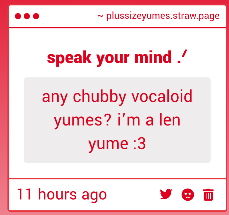 plussizeyumes's tweet photo. ;; yumesearch .ᐟ.ᐟ

Any Vocaloid yumes ?? ᰔ https://t.co/eUdDRCqDyU
