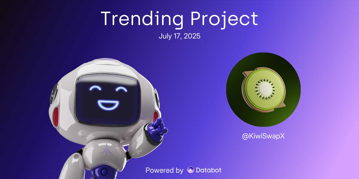 📈 <a href="/KiwiSwapX/">Kiwi Swap</a> is a cryptocurrency project focused on privacy, AI-driven trading tools, and cross-chain liquidity solutions. They aim to provide seamless, fast, and secure on-chain trading experiences.

- The partnership with @AssureDeFi ensures enhanced security and compliance