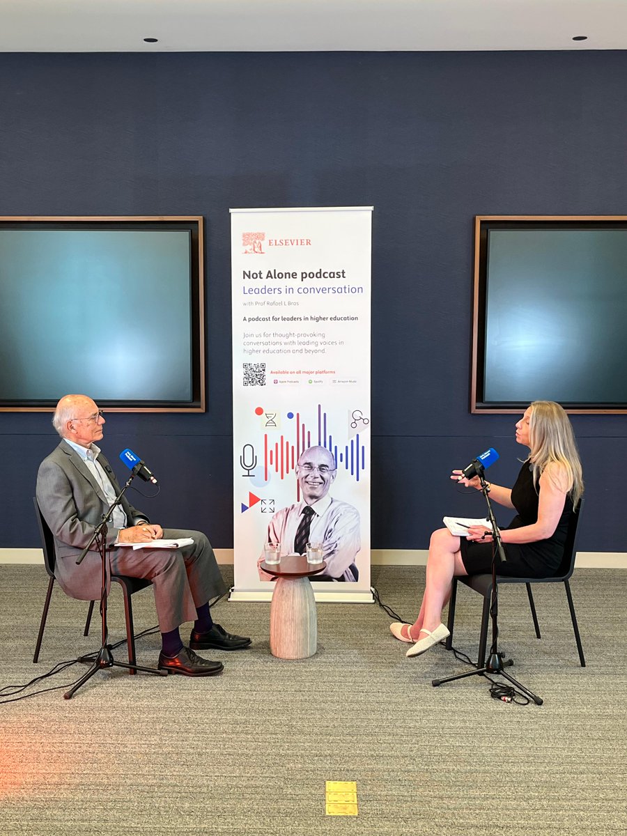 ElsevierConnect's tweet image. 🎙️ Not Alone is live from the Elsevier Impact Conference 2025 in Chicago!
We’re recording a special episode of our Not Alone: Leaders in Conversation podcast on site at the Wacker Studio — with real-time insights from global research and academic leaders.