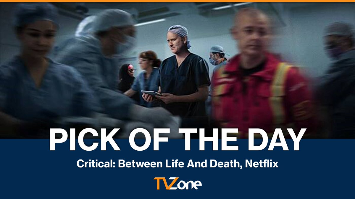 tvukzone's tweet image. PICK OF THE DAY
#Critical Between Life And Death, Netflix
This six-part documentary series goes over the shoulder and under the scalpel with exclusive access with 40 cameras embedded for 21 days across the London Major Trauma System