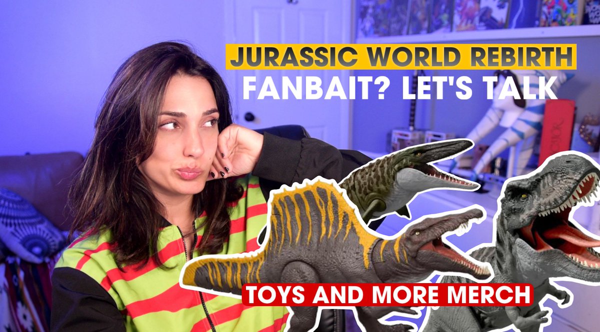 LisTham_'s tweet image. Let’s dive in! Jurassic World Rebirth: A New Era or Franchise Fanbait? LET'S TALK youtu.be/Q4uOeAiOg2A?si…