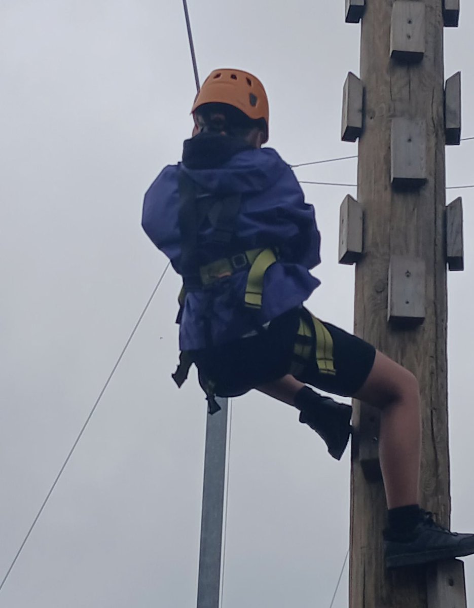 Braving the high ropes <a href="/RockUKAdventure/">Rock UK</a>