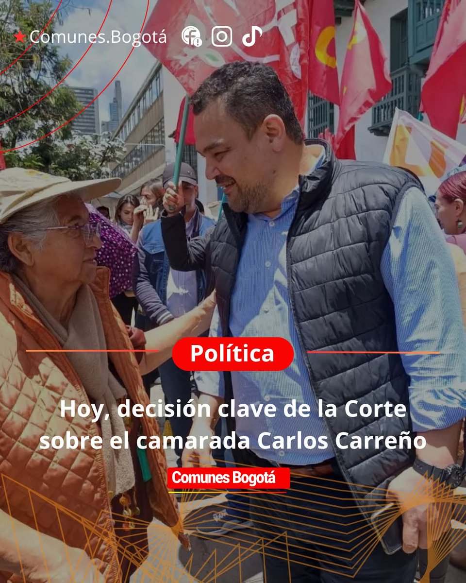 🔴 Hoy, la Corte Suprema de Justicia tomará una decisión trascendental sobre el caso del camarada Carlos Alberto Carreño. Confiamos en que esta instancia actuará con apego al debido proceso, a la presunción de inocencia y al respeto por los derechos fundamentales.