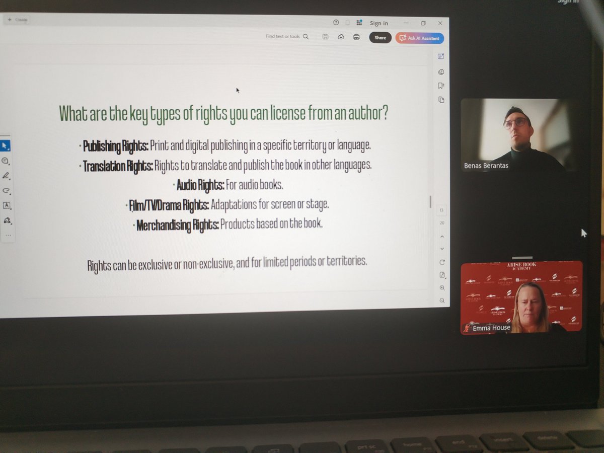 Yesterday at #AriseBookAcademy, we unpacked the real power behind publishing: rights licensing. 🔑 From publishing &amp; territorial rights to AI clauses, authors, agents &amp; publishers must align to protect stories in the digital age. 📚💼 #AuthorRights #AIinPublishing  <a href="/arisenest/">ARISE EDUCATION</a>