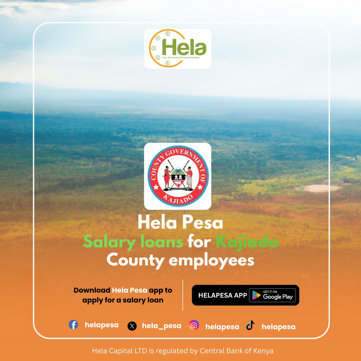 Hela_pesa's tweet image. 🚨 Kajiado County Staff! 
Emergency before payday? 
Get a salary advance in 24hrs! 
No paperwork, no stress. 💵
👉 Apply here: zurl.co/pgsft 
#KajiadoCounty #EarlyPay