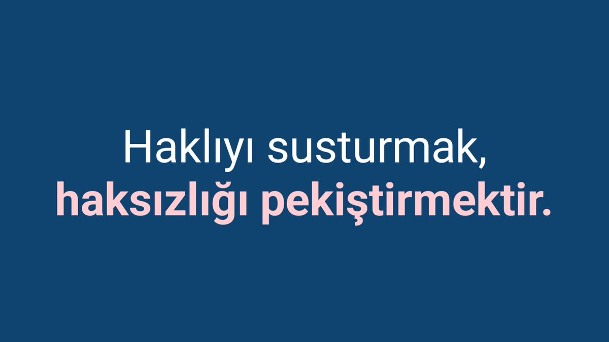 “Hak sahibine hakkını ver; 
— her hak sahibinin konuşma yetkisi vardır.”

#Hadis | Buhari, Hibe 23