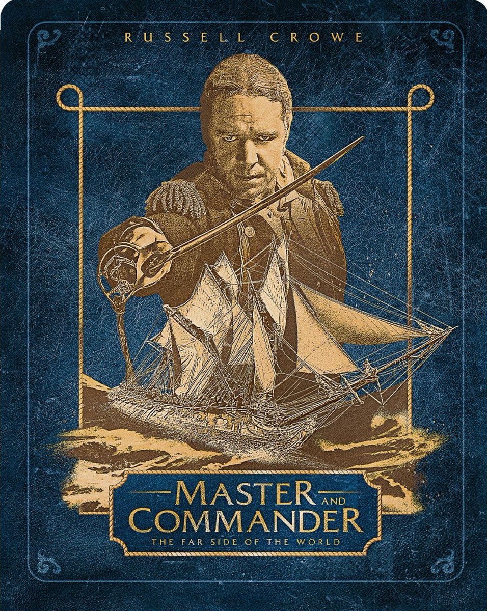 SteelBookBluRay's tweet image. PRE-ORDERS LIVE - Historical epic "Master And Commander: The Far Side of the World" is getting a UK 4K Steelbook release in September - #steelbook #physicalmedia -
stlbk.info/3INQbUQ