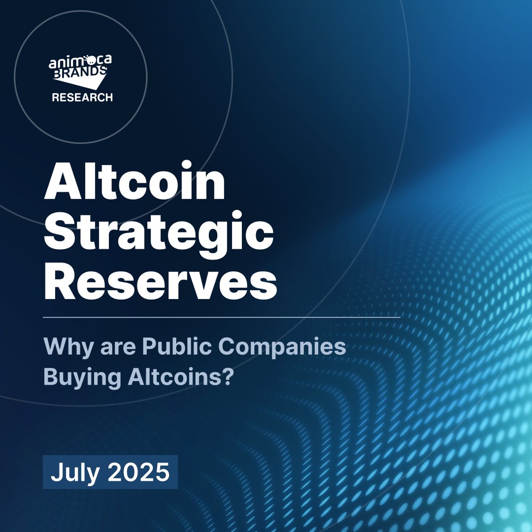 💰 Are altcoins the new frontier for corporate treasuries? Our latest report dives into how public companies are adopting the MicroStrategy playbook – but this time, with altcoins.

🔎 Altcoins being bought include: $ETH, $BNB, $SOL, $XRP, $HYPE, $FET, $TRX
💡 Less competition &amp;