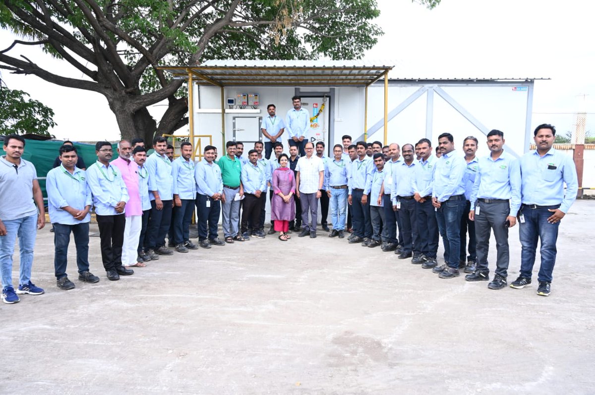 ManagingTrustee's tweet image. Had the privilege of inaugurating the upgraded Effluent Treatment Plant (ETP) and the newly established Container Cold Room at the Sangvi Plant, Maharashtra — a significant step forward in enhancing operational efficiency and environmental sustainability.

Appreciate the…