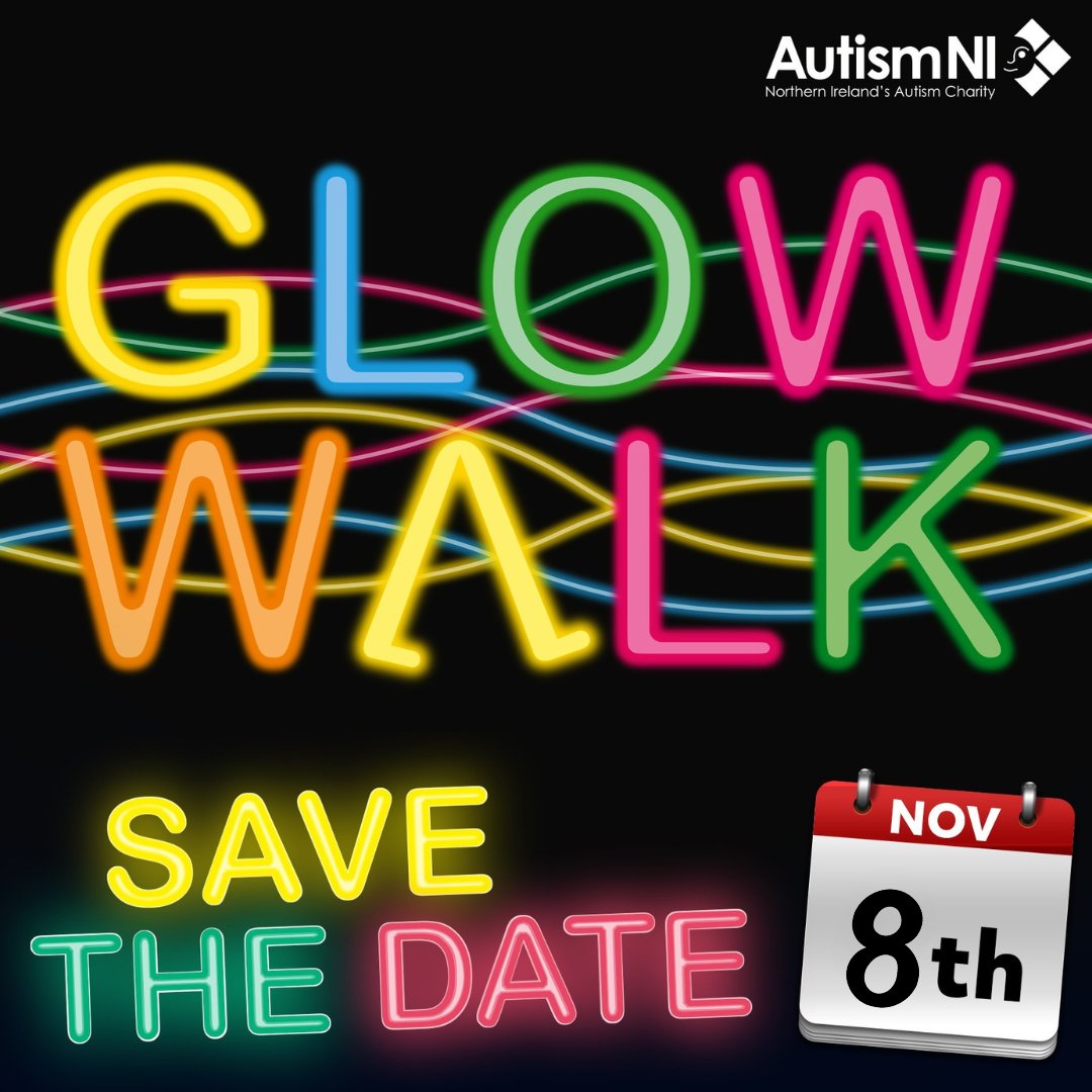 🌟 Get Ready to Glow! 🌟

We’re lighting up the night at Stormont Estate, Belfast on Saturday 8th November 2025. Join us for an unforgettable evening full of fun for the whole family. 
Let’s glow, walk, and make a difference together. 💙
Sign up today 👉autismni.org/get-involved/f…