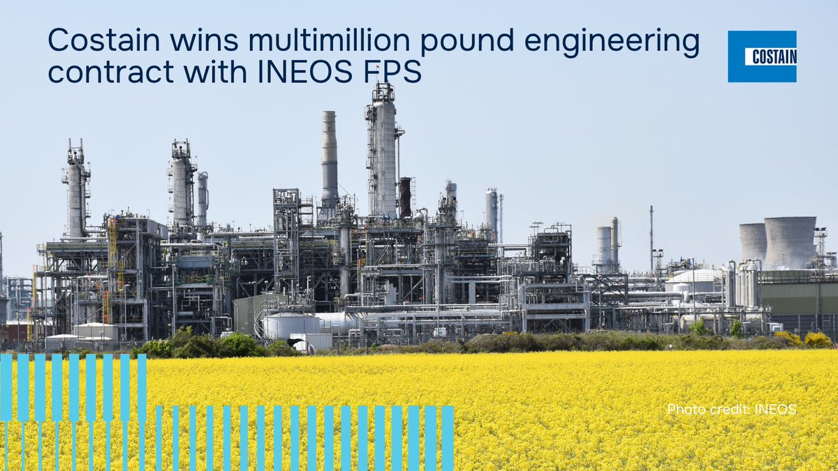 We’ve secured a three-year, multimillion pound #engineering services contract with <a href="/INEOS/">INEOS</a> FPS. Using our expertise and long record of predictable best-in-class delivery, we’ll be optimising the performance of the Kinneil Terminal in Grangemouth bit.ly/4eXtFoP