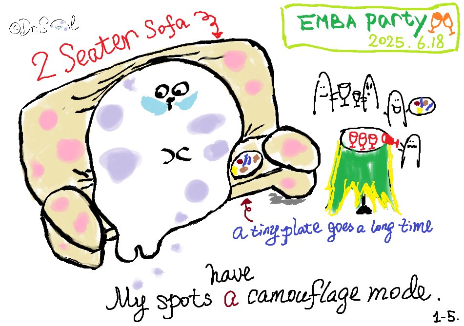 drseal_fin's tweet image. My spots are inspired by Yayoi Kusama. They have a camouflage mode. 🦭🟣🟣🟣 #drseal