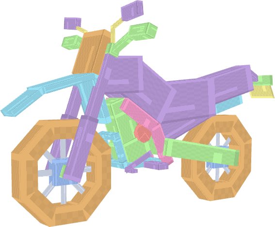 Mothra090900's tweet image. オフロードバイク作り中