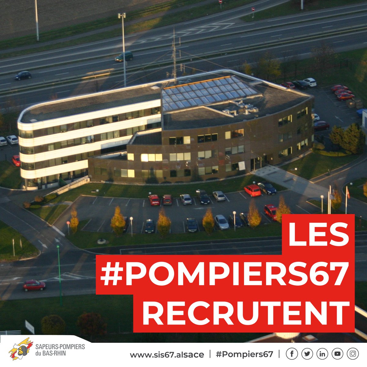 [RECRUTEMENT] Les #Pompiers67 recrutent 
- un technicien radio télécom (H/F)
📌Infos et candidatures sur sis67.alsace/.../engagement…