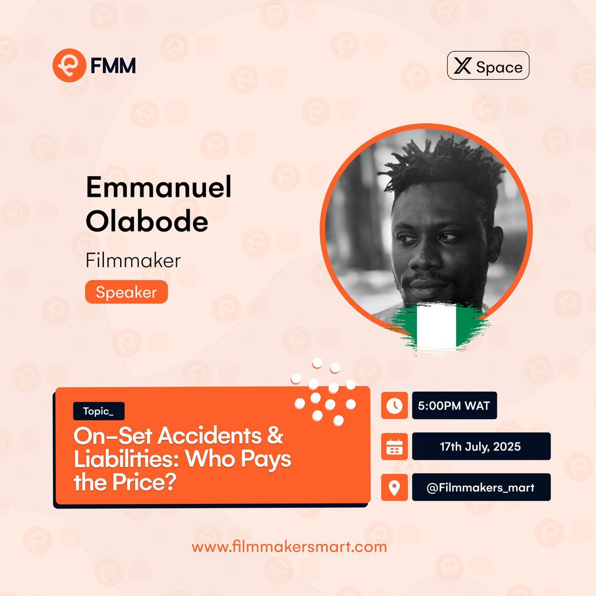 Happening today via <a href="/Filmmakers_mart/">Filmmakers_Mart</a>  

Tune in: x.com/i/spaces/1OyKA… 

#FMMXSpaces