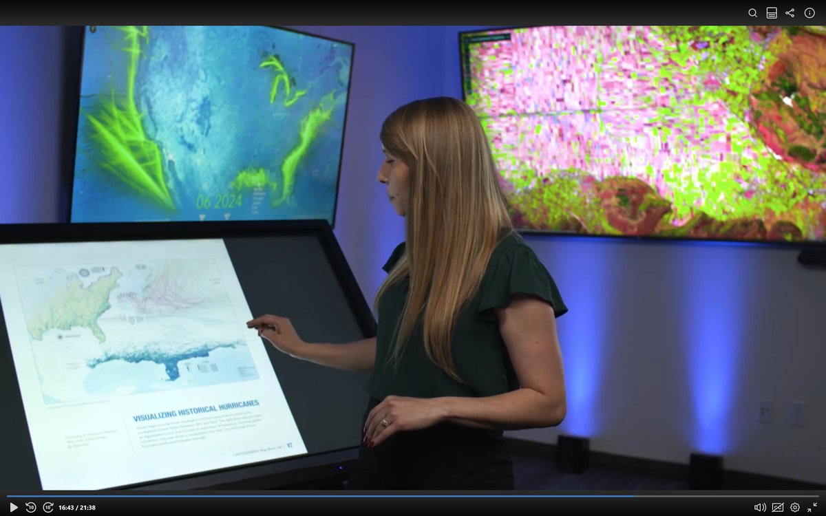 Thank you, Lisa <a href="/lisaberry_gis/">Lisa Berry</a>, for introducing my historical hurricane map (cartoguophy.com/maps/historica…) as your favorite one in Esri Map Book Vol.40 (esri.com/en-us/esri-pre…) during the #EsriUC2025 #MappyHour session (mediaspace.esri.com/embed/secure/i…; at minutes 15 &amp; 16)!