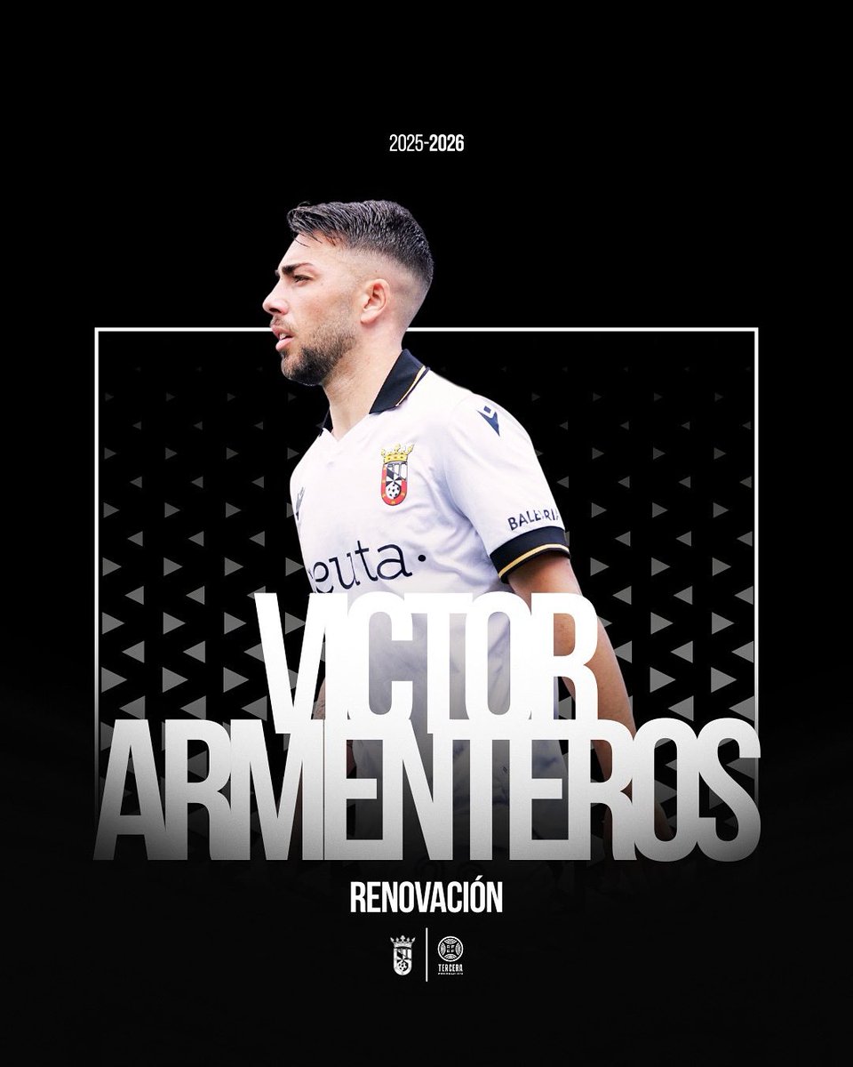 ✍️ Comunicado oficial 

➡️ Víctor Armenteros continúa un año más en la AD Ceuta FC B

¡Seguimos juntos! 🙌

adceutafc.com/victor-armente…