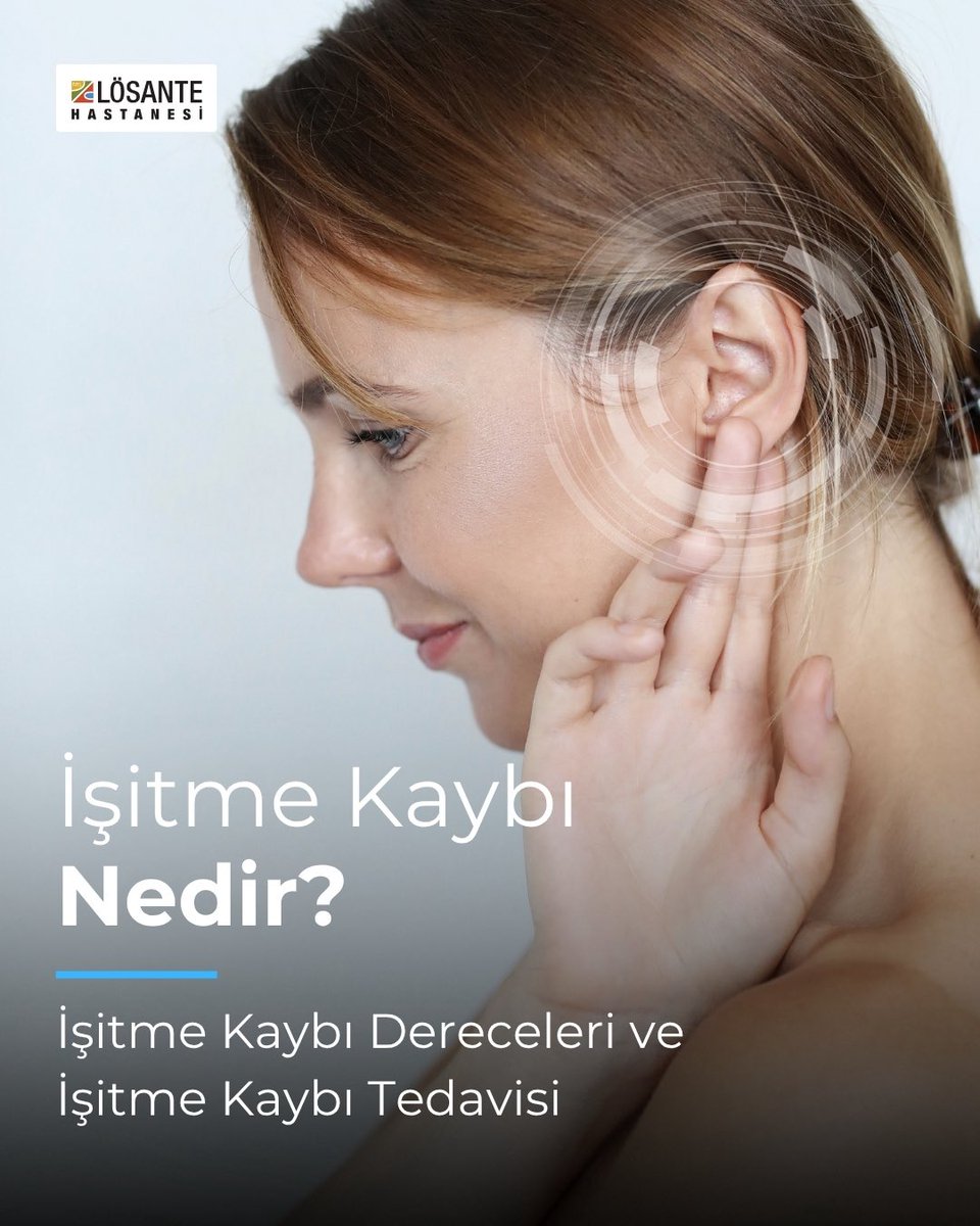 Lösante Kulak Burun Boğaz Hastalıkları
İşitme Kayıpları

👨🏻‍⚕️ Op. Dr. Selçuk Aksoy 

Kulak; dış, orta ve iç olmak üzere üç bölümden oluşmaktadır. Bu üç bölümün de …

Devamı için;
🔗 losante.com.tr/Blog/Detail/24…
☎️ 0312 666 7 666