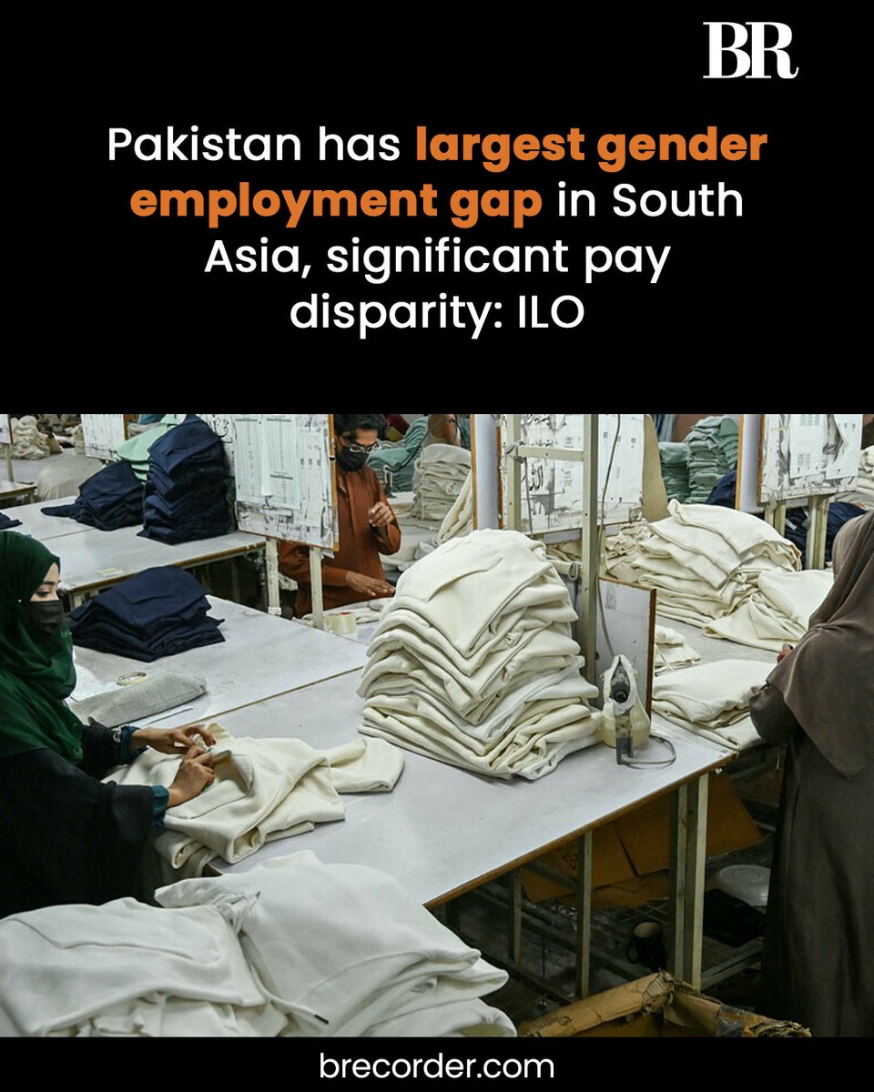 A new report by the International Labour Organisation (ILO) highlights significant gender inequalities in Pakistan’s labour market, revealing the largest gap between men’s and women’s employment rates in South Asia and a substantial gender pay gap.

The ‘Pakistan Gender Pay Gap