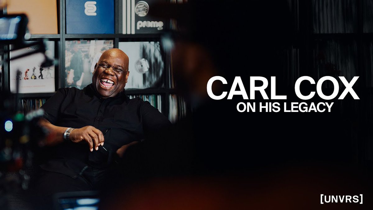 My new video piece with Carl Cox is online. In this interview for <a href="/unvrsibiza/">UNVRS</a>, the DJ covers his early influences (Kraftwerk, Herbie Hancock), three-deck mixing, Berlin’s Love Parade, the CJA, and the time he DJed at the Houses of Parliament. x youtube.com/watch?v=KnPUqe… #CarlCox