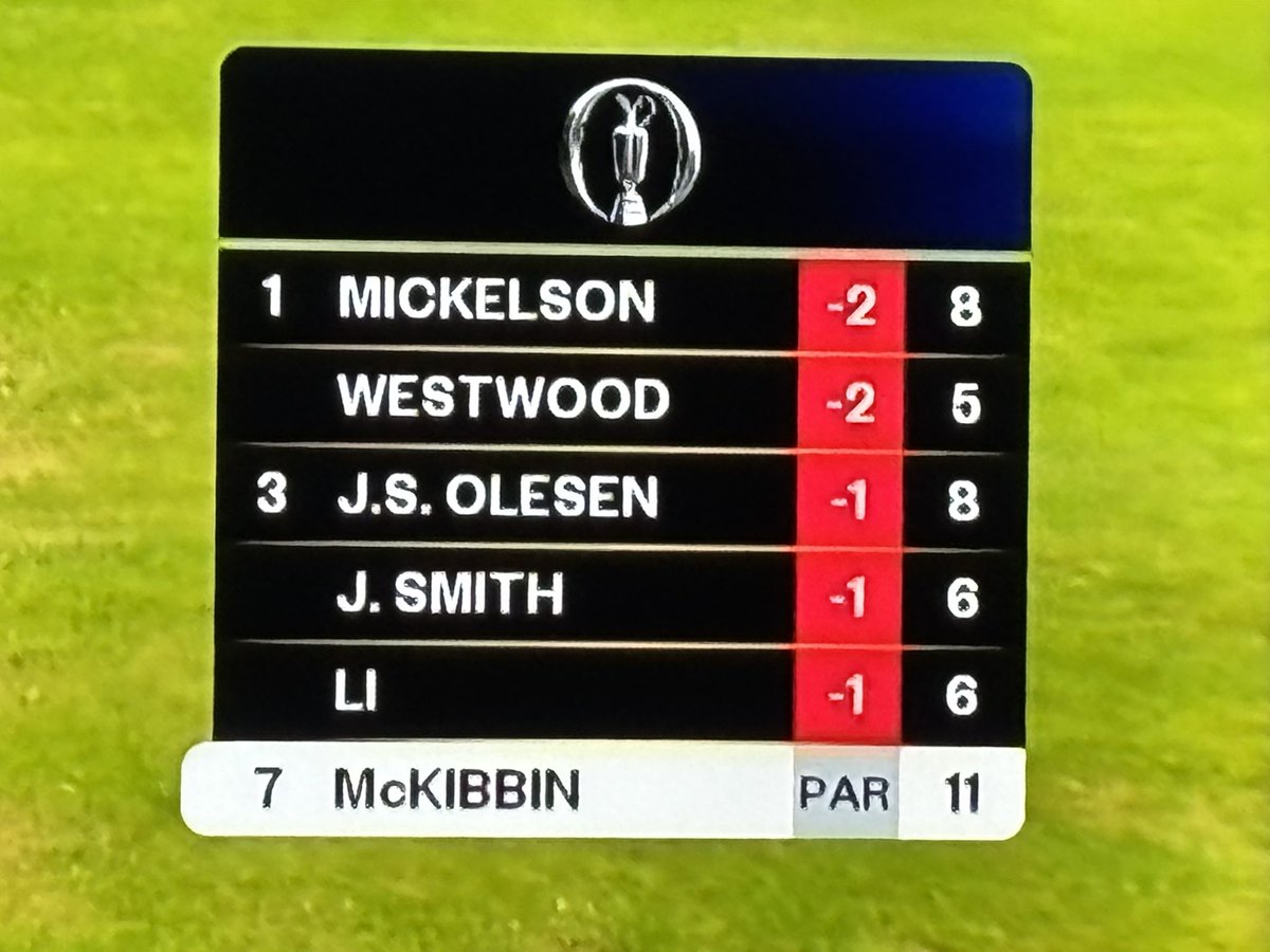 I tuned in to <a href="/TheOpen/">The Open</a> and the 2010 Masters broke out 📺