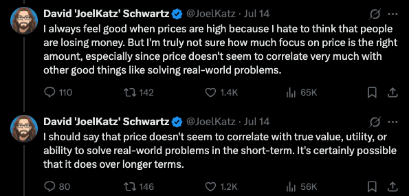 🔥RIPPLE CTO: XRP PRICE IS UNDERVALUED!

David Schwartz says $XRP is undervalued vs its real-world utility. Despite solving real problems, the price doesn’t reflect its true impact — especially with use cases beyond XRPL, like its EVM sidechain.

Will price catch up soon? 👀