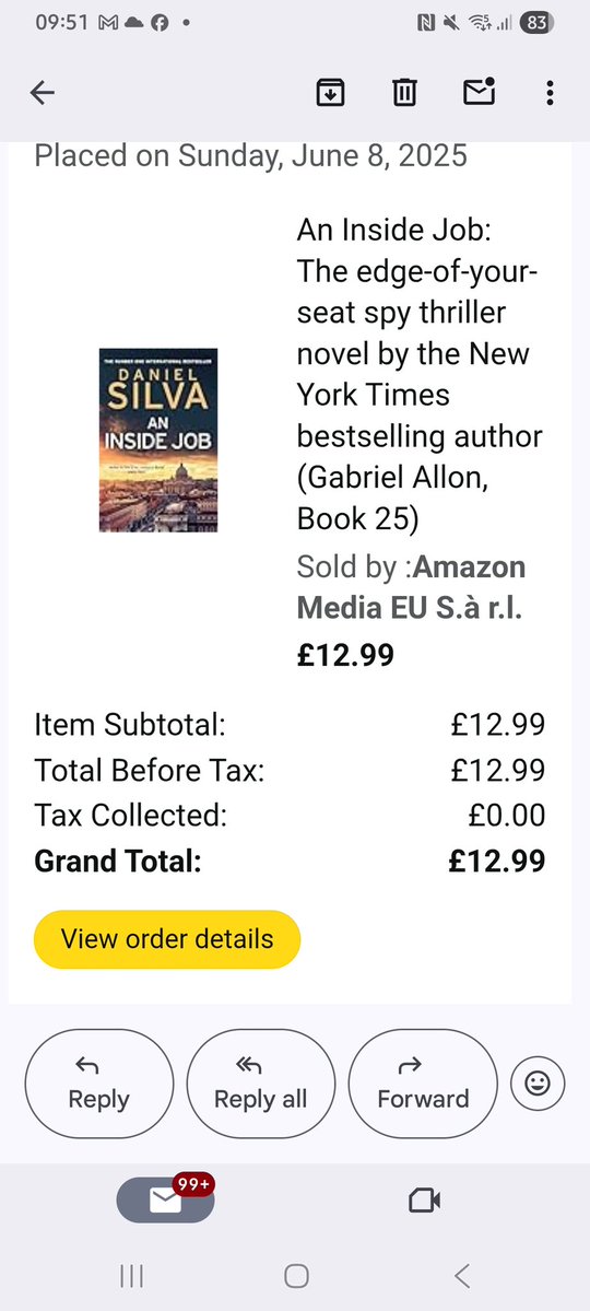 AileenMcEleney's tweet image. I may be quiet for the next couple of days. I have a date with my favourite, former Mossad agent 😁🇮🇱