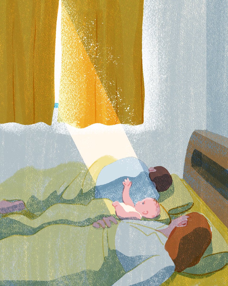 朝一番早いのは☀️

#イラストレーション #illustration