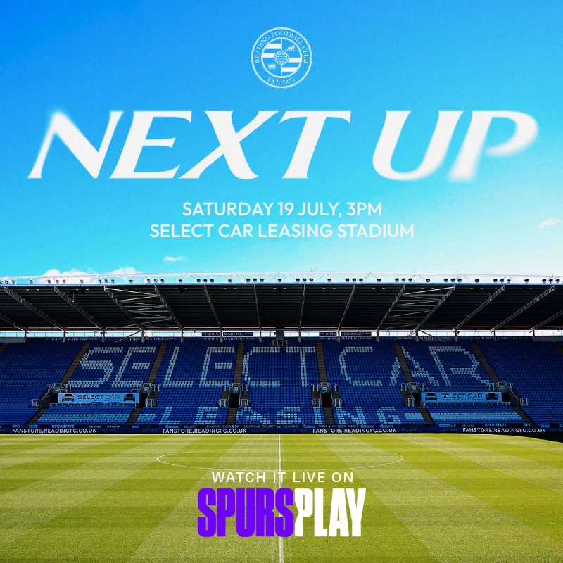 プレシーズン初戦はレディング戦🔥
プレシーズン5試合まとめて観るならSPURSPLAYで！

🏆プレシーズン親善試合
🆚レディング
⏰7月19日（土）23:00 （日本時間） 
📺SPURSPLAY

🔗 bit.ly/4lRc2K1