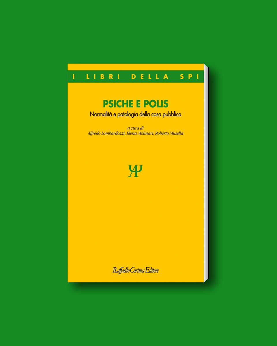 Psiche e polis di Lombardozzi, Molinari e Musella, in libreria
👉ow.ly/r4fq50Wg1hL
